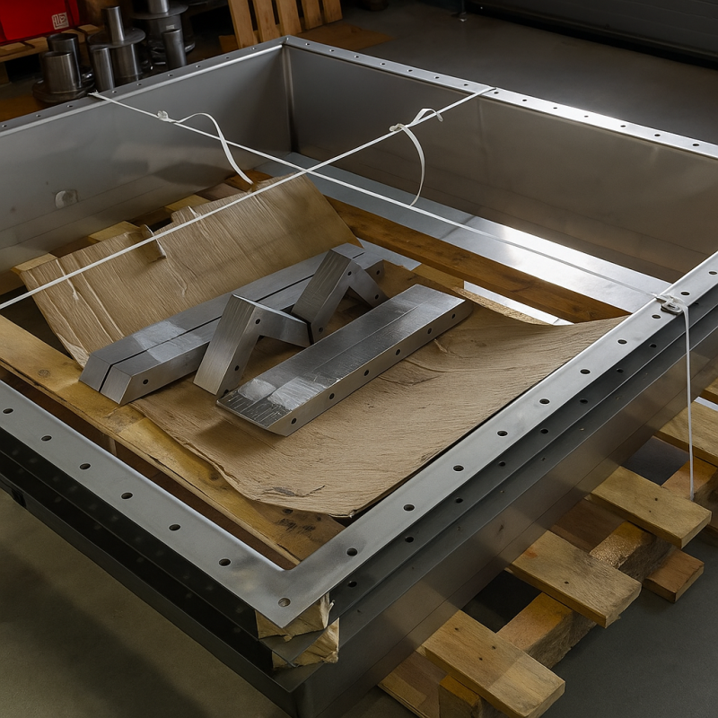 Flanges, steel parts and accessories