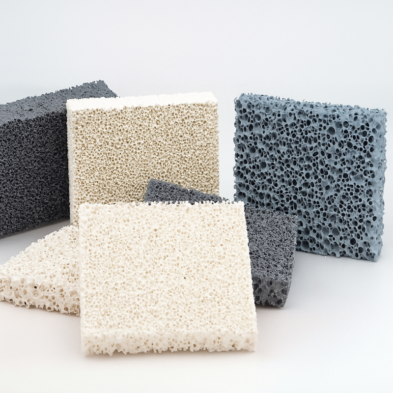 Ceramic foam filters